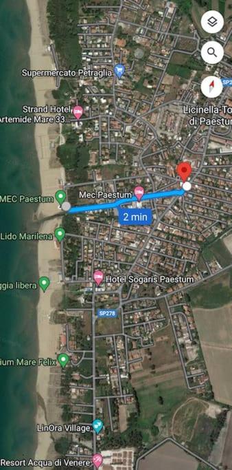 Casa Vacanze Mare Di Paestum Lejlighed Eksteriør billede